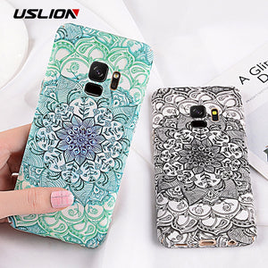 Luminous Flower Hard Phone Case For Samsung