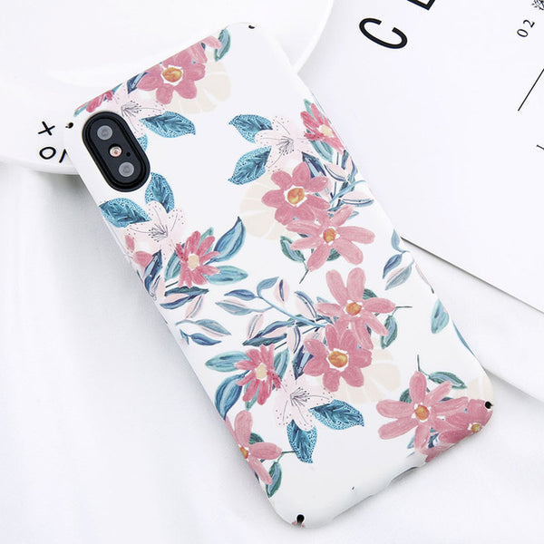 Candy Color Leaf Case For iPhone