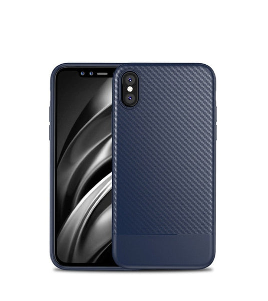 Luxury Carbon Fiber Soft Case For iPhone