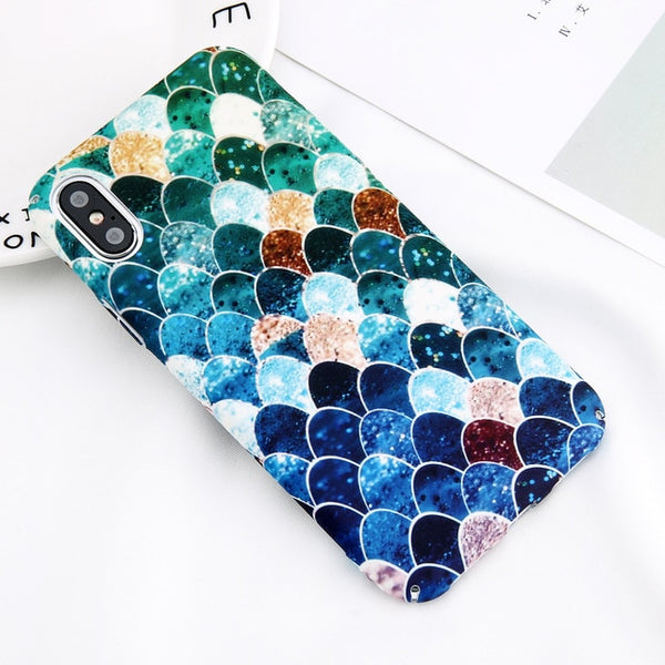 Marble Phone Case For iPhone Hard Cover