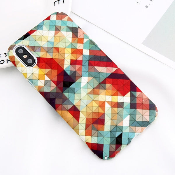 Marble Phone Case For iPhone Hard Cover