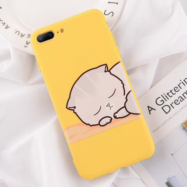 Funny Cartoon Giraffe Phone Case For iPhone