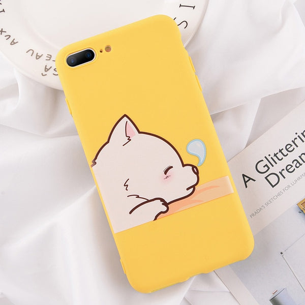 Funny Cartoon Giraffe Phone Case For iPhone