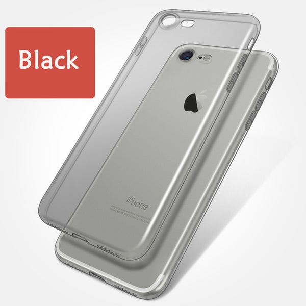 Clear Silicon Soft Case For iPhone