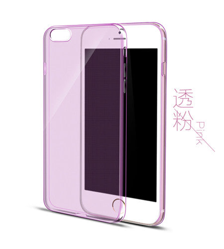 Clear Silicon Soft Case For iPhone