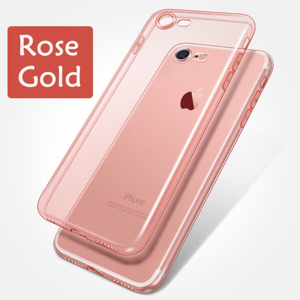 Clear Silicon Soft Case For iPhone