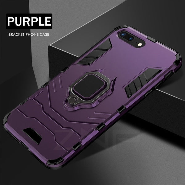 Armor Phone Case With Holder For iPhone