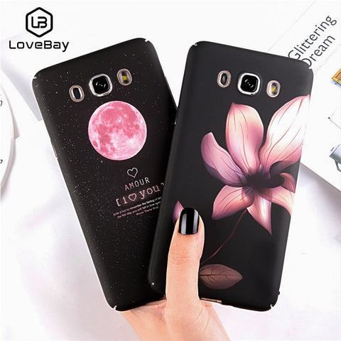 Lotus Moon Starry Sky Hard Phone Case For Samsung