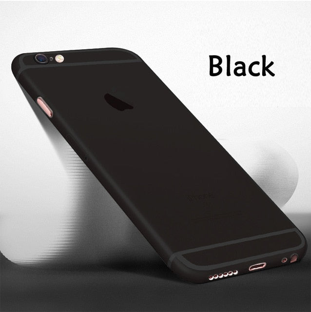 Genuine 0.3mm Ultra Thin Slim Matte frost Translucent Case  For iPhone