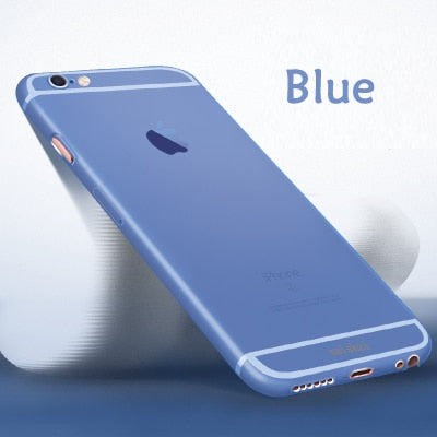 Genuine 0.3mm Ultra Thin Slim Matte frost Translucent Case  For iPhone