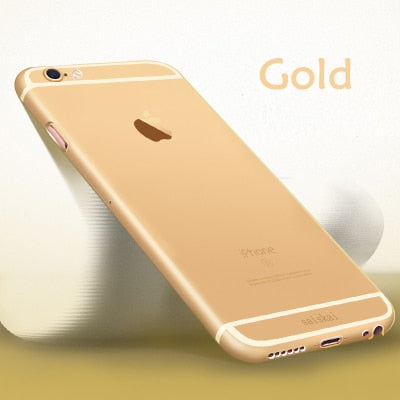 Genuine 0.3mm Ultra Thin Slim Matte frost Translucent Case  For iPhone