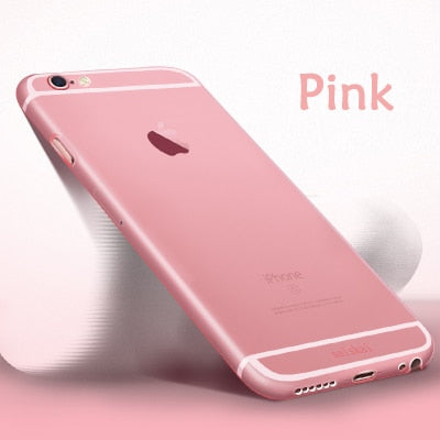 Genuine 0.3mm Ultra Thin Slim Matte frost Translucent Case  For iPhone