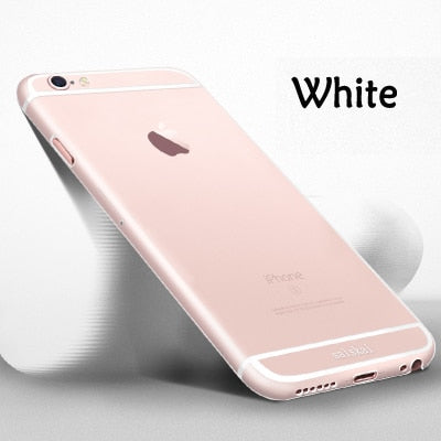 Genuine 0.3mm Ultra Thin Slim Matte frost Translucent Case  For iPhone