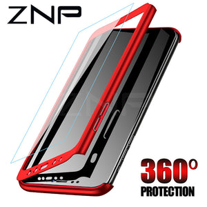 360 Full Protective Phone Case For Samsung With Glass