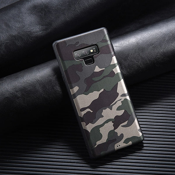 Army Green Camouflage Painted Soft Phone Case For Samsung