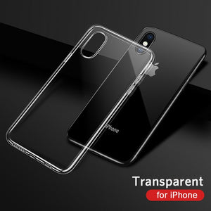 Clear Silicon Phone Case For iPhone