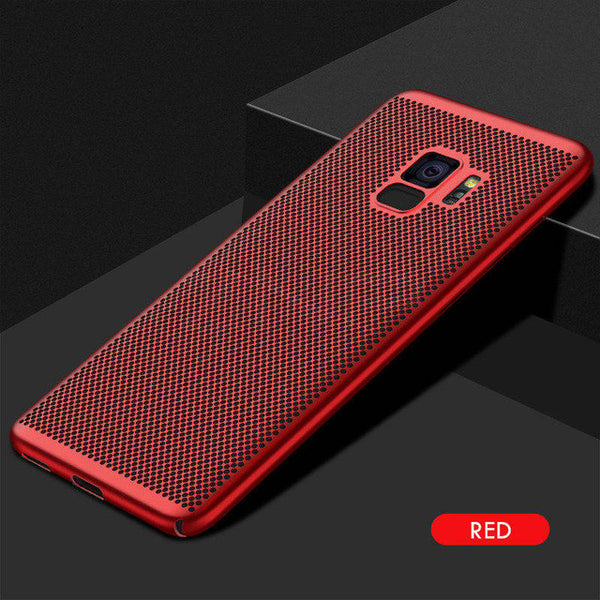 Ultra Slim Grid Heat Dissipate Phone Case For Samsung