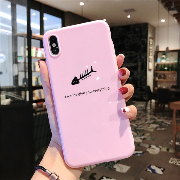 Silicone Feather Case For iPhone Back Cover