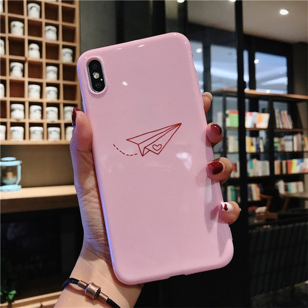 Silicone Feather Case For iPhone Back Cover