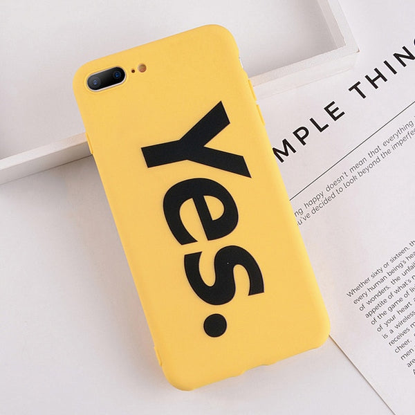 Cute Cartoon Letter Deer Smiley Face Soft Case For iPhone