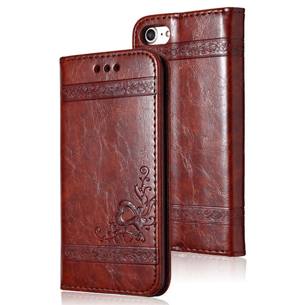 Leather Flip Phone Case For iPhone