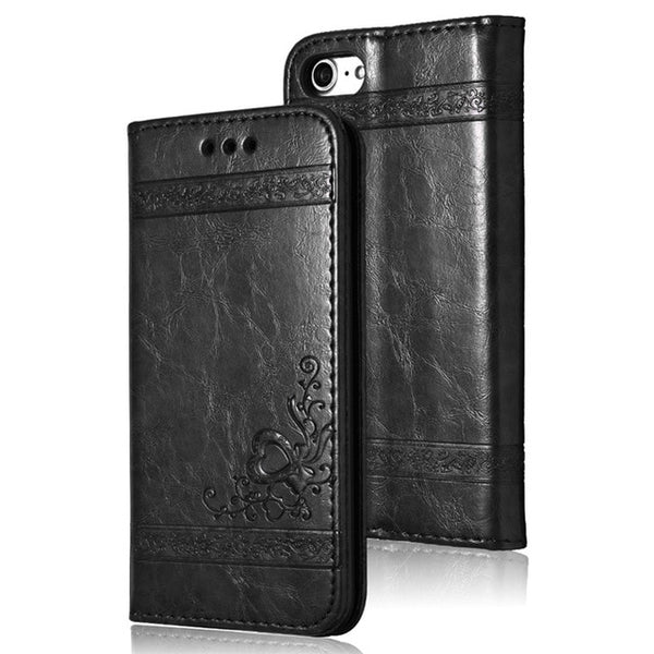 Leather Flip Phone Case For iPhone