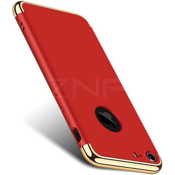 Full Cover Luxury Hard Back Electroplate Shockproof Phone Case For iPhone