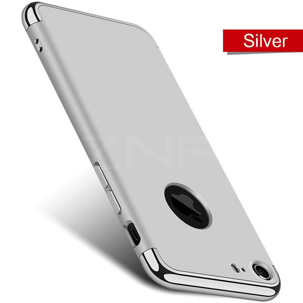 Full Cover Luxury Hard Back Electroplate Shockproof Phone Case For iPhone