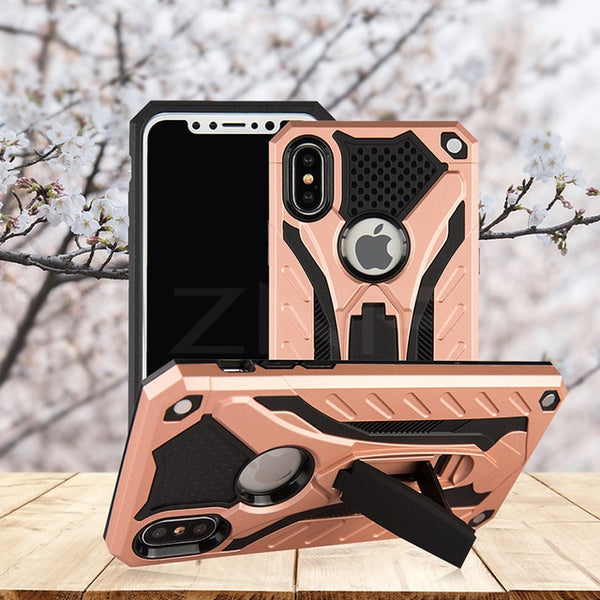 Full Cover Armor Shockproof Protection Silicon Phone Case For iPhone