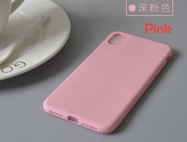 Esamday Candy Color Phone Case For iPhone