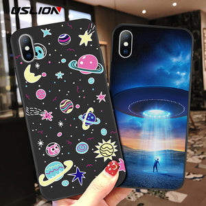 Cartoon Astronaut Phone Case For iPhone