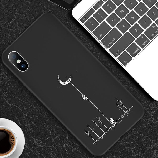 Cartoon Astronaut Phone Case For iPhone