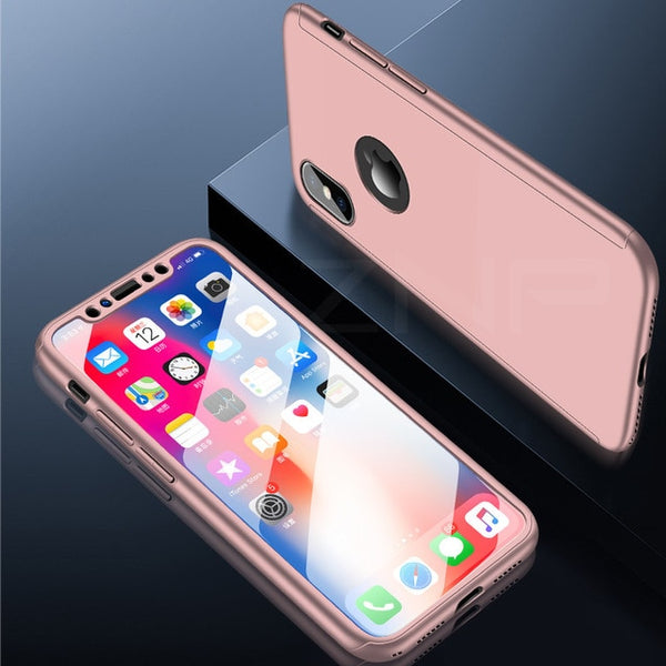 360 Full Cover Phone Case For iPhone with Protective Cover