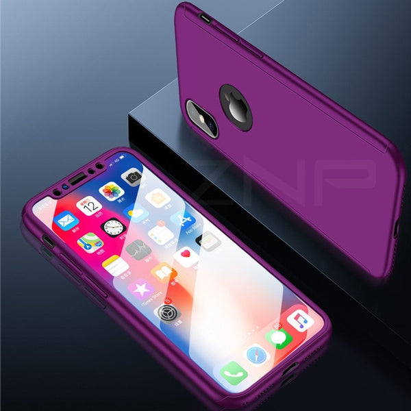 360 Full Cover Phone Case For iPhone with Protective Cover