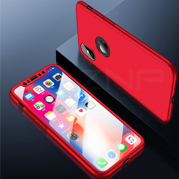 360 Full Cover Phone Case For iPhone with Protective Cover