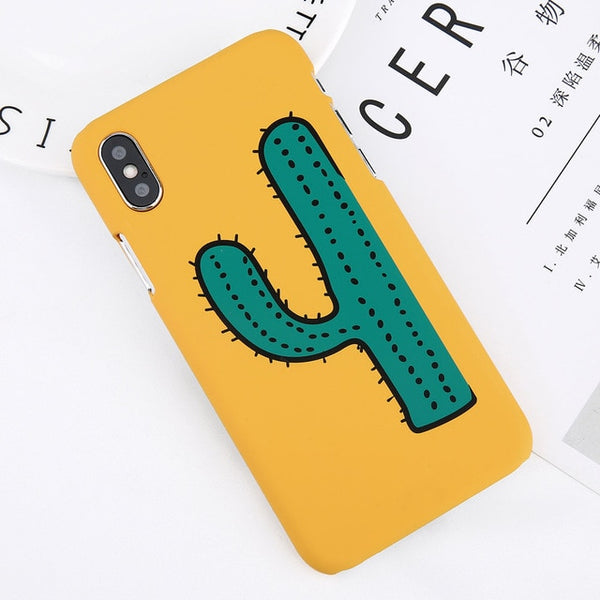 Simple Letter Phone Case For iPhone