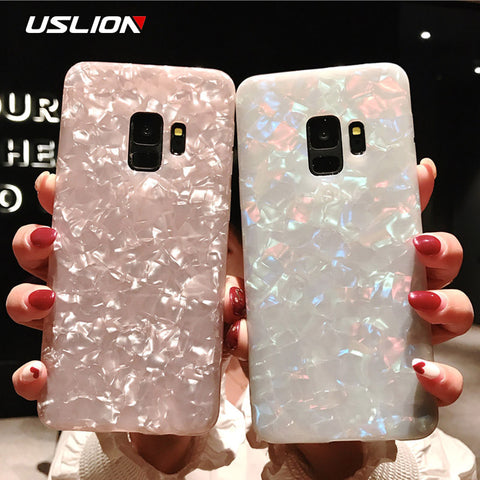 Glitter Dream Shell Pattern Case For Samsung