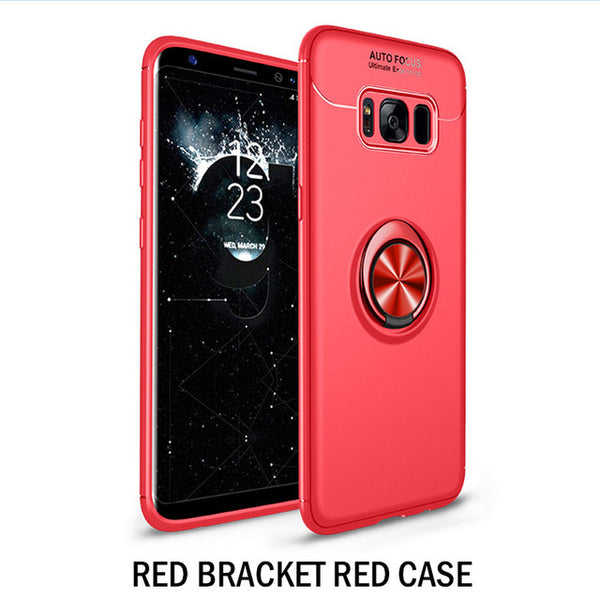 Car Bracket Ring Magnetic Protective Case For Samsung