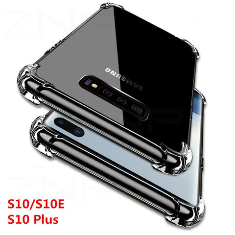 Shockproof Soft Transparent Case For Samsung