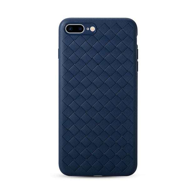 Luxury Super Soft Phone Case For iPhone Max Grid Cases